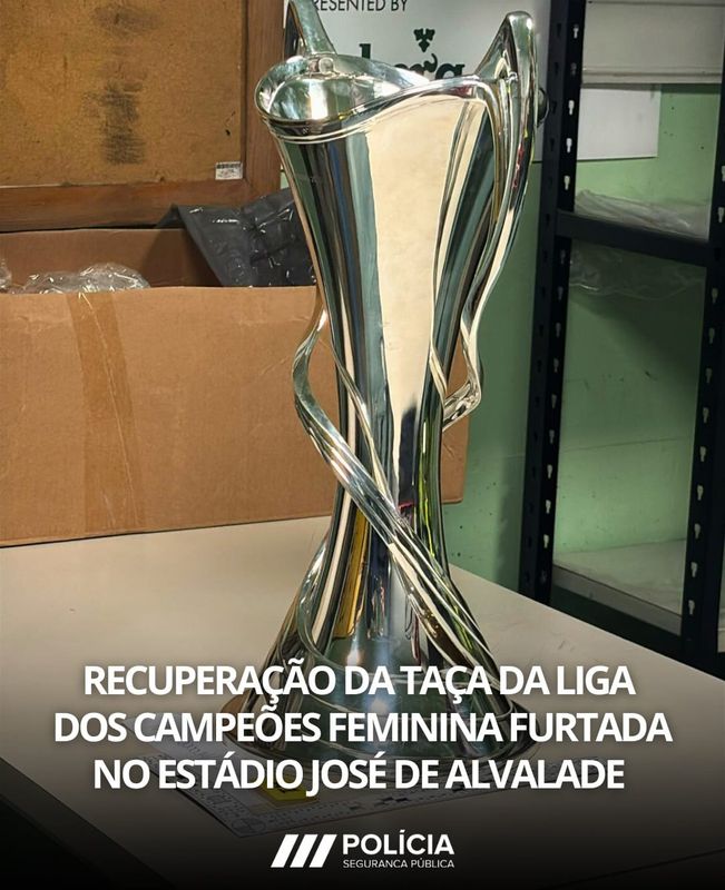 Sportinguistas que roubaram a taça da final constituídos arguidos, mais de 40 identificados