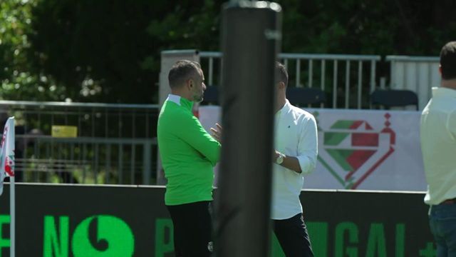 Sporting: treino no Jamor teve uma ausência... e boa disposição