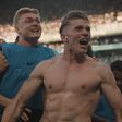Gyokeres a celebrar o segundo golo ao Guimarães pelo Sporting
