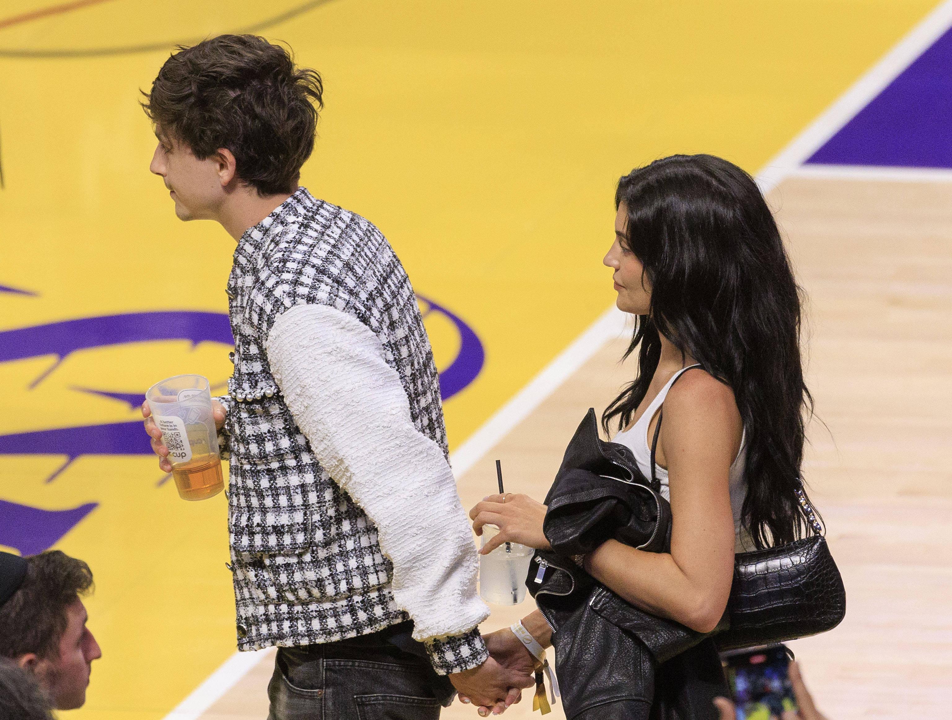 Kylie Jenner e Timothée Chalamet