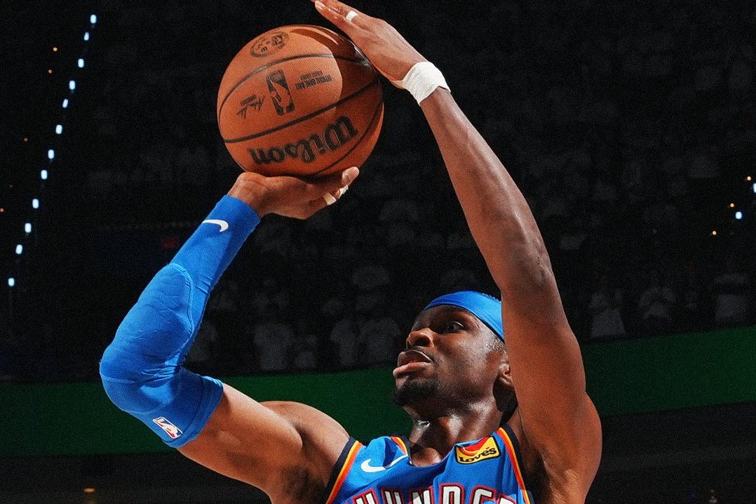 Shai Gilgeous-Alexander, base dos Thunder. Foto X/NBA