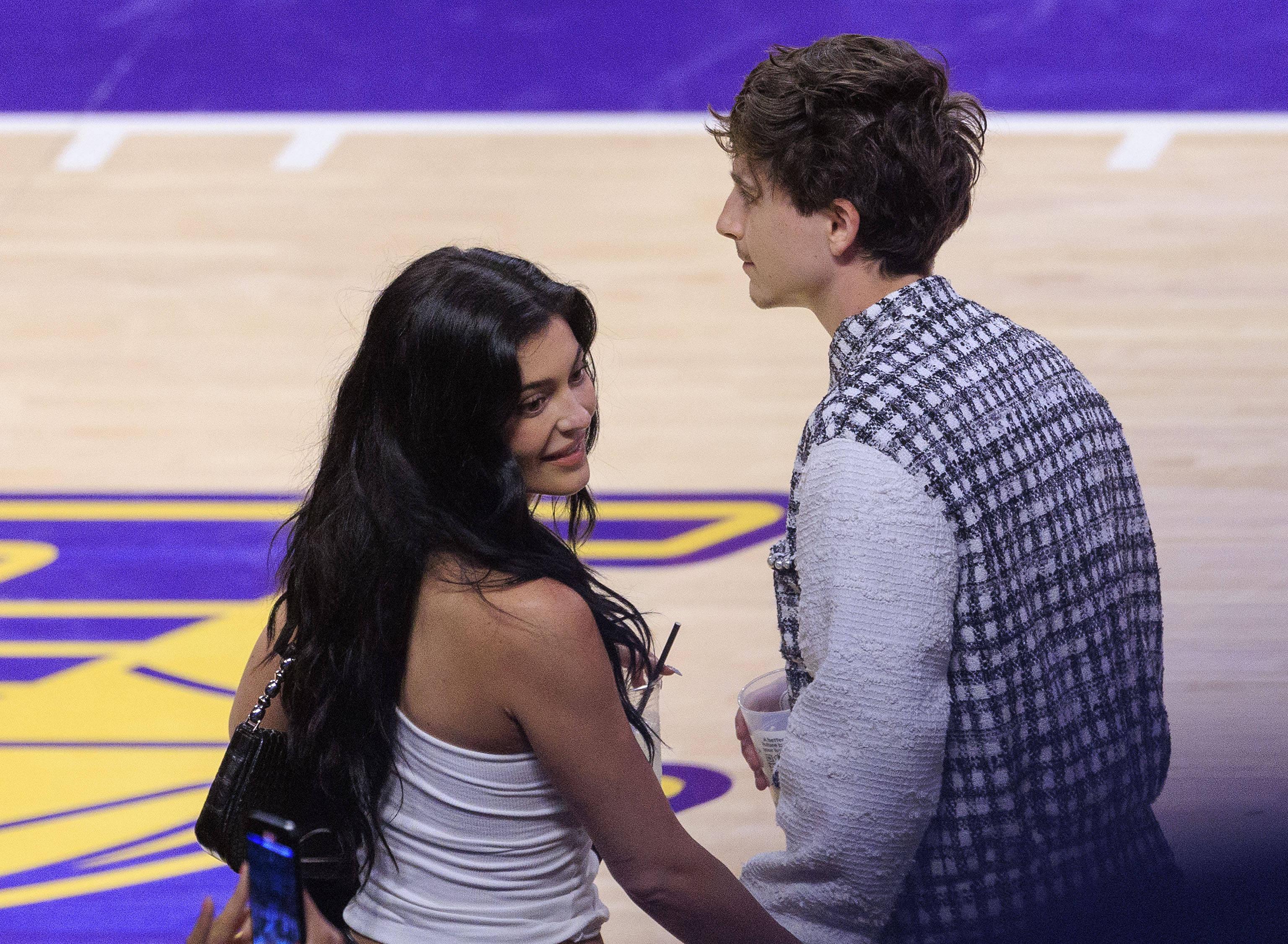 Kylie Jenner e Timothée Chalamet