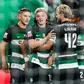 Gyokeres, Harder e Hjulmand em representação nórdica de leão ao peito - Foto: Lusa