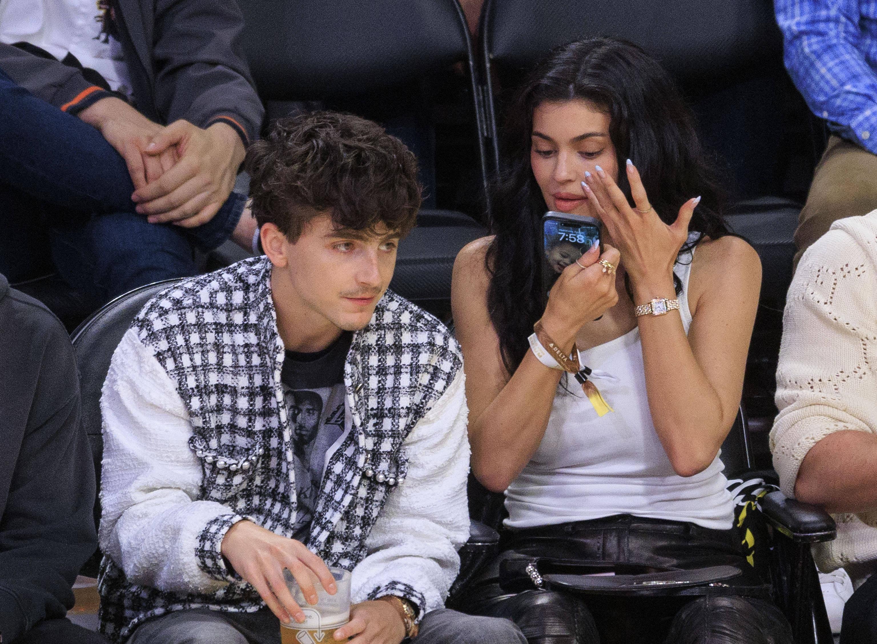 Kylie Jenner e Timothée Chalamet