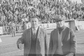 José Maria Pedroto (direita) quando era treinador do Vitória - Foto: A BOLA