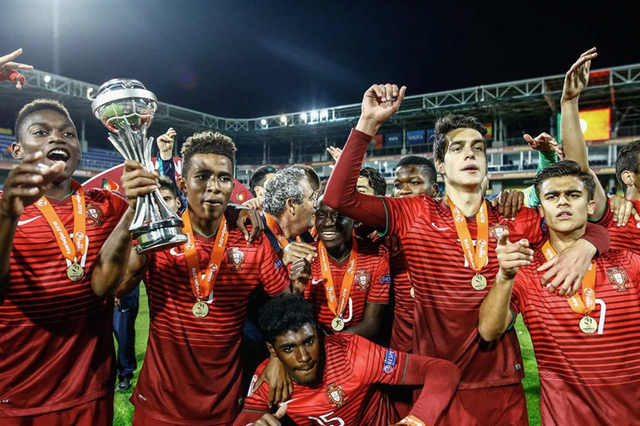 Há 10 anos, portugal sagrou-se campeão europeu de sub-17 - Foto: FPF