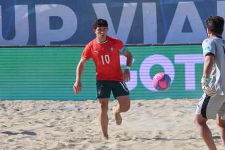 Bruno Pola,  eleito melhor jovem do mundo no futebol de praia
Foto: FPF