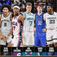 Os cinco rookies eleitos para o Cinco Ideal     Imagem NBAE