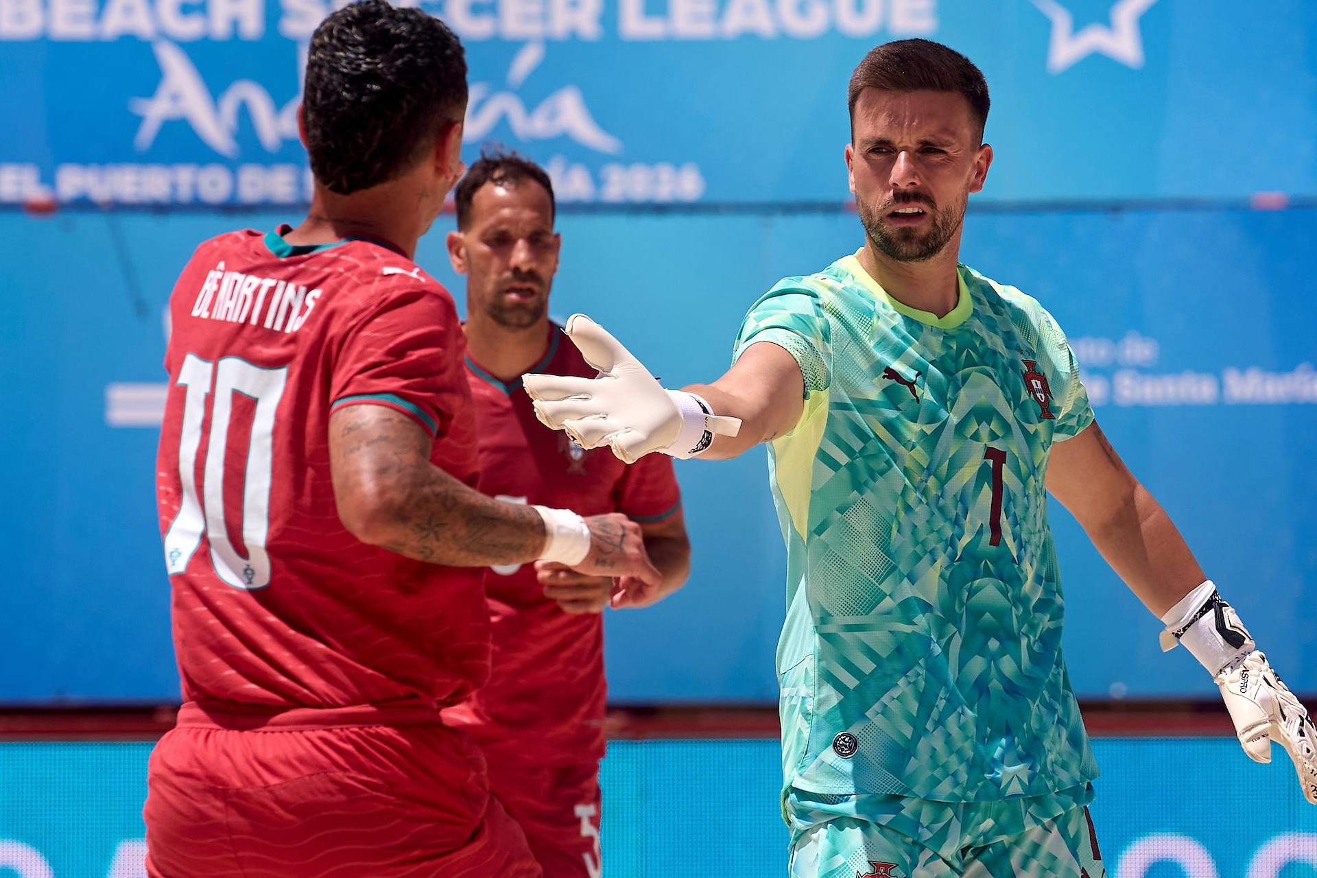 Portugal vence o segundo jogo na Liga Europeia.
Foto:FPF