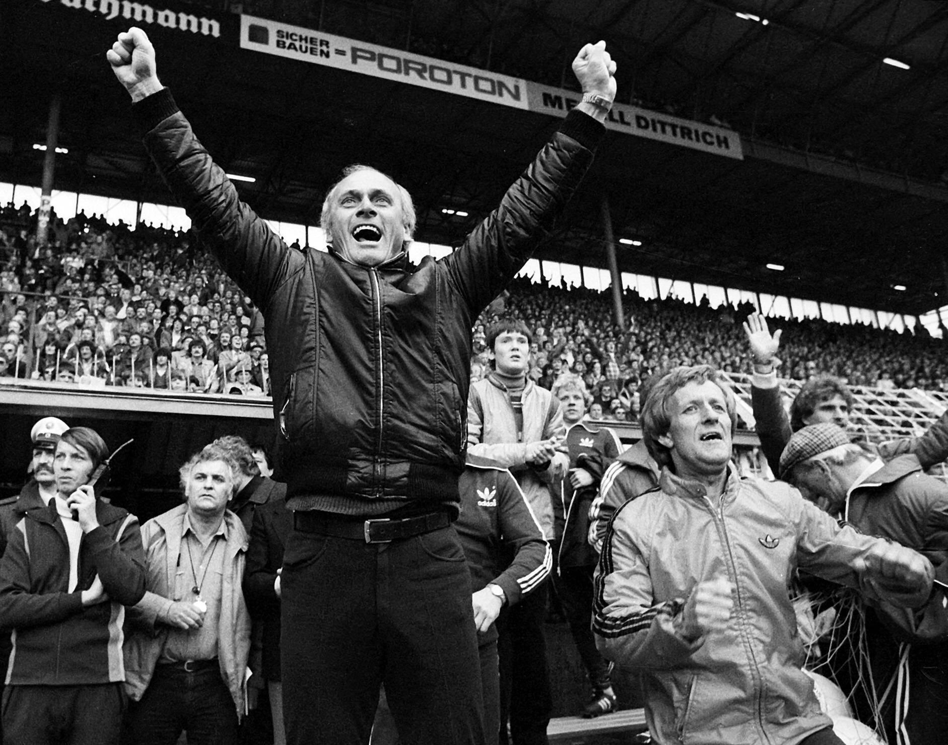 Udo Lattek: 1 Taça dos Campeões Europeus (Bayern, 1973/74), 1 Taça UEFA (Borussia M'Gladbach, 1978/79) e 1 Taça das Taças (Bayern, 1981/82)