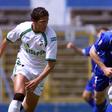 Bruno Alves e Marcão em 2002, no último jogo entre o Farense e o Belenenses. -Foto: A BOLA
