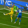 O primeiro golo sofrido por Trubin no Euro 2024
