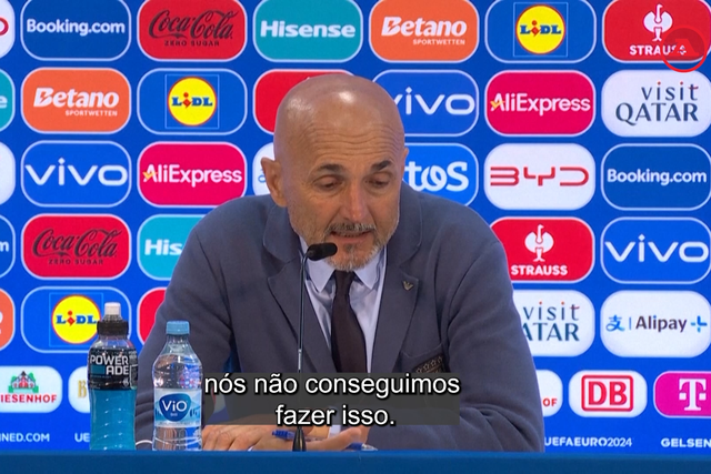 Spalletti admite superioridade da Espanha