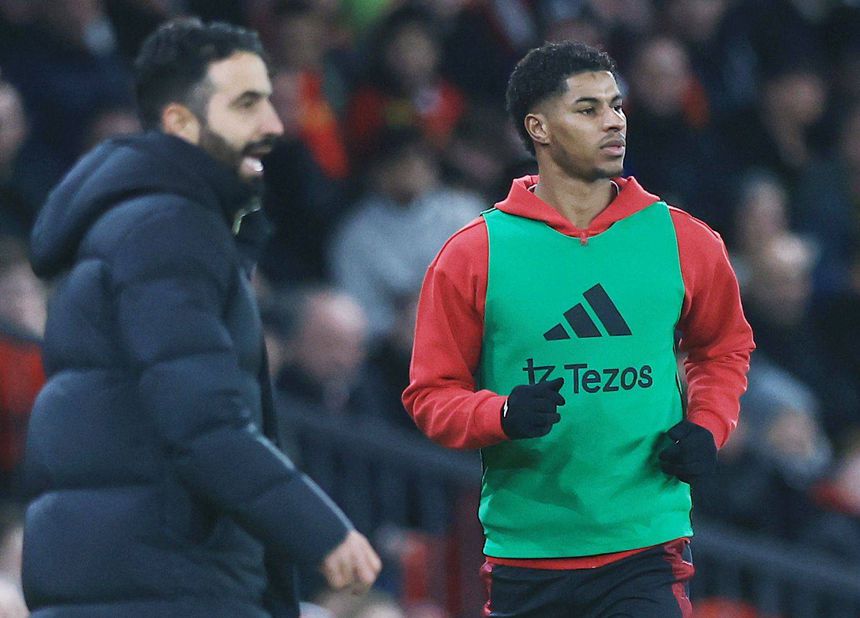 Rashford não conta para Ruben Amorim