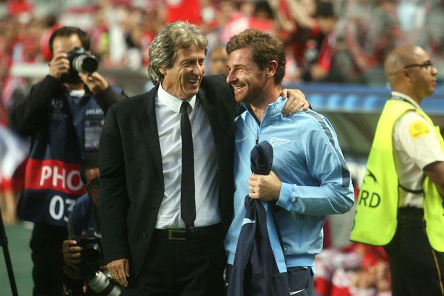 Jorge Jesus, no Benfica, e André Villas-Boas, à data no Zenit