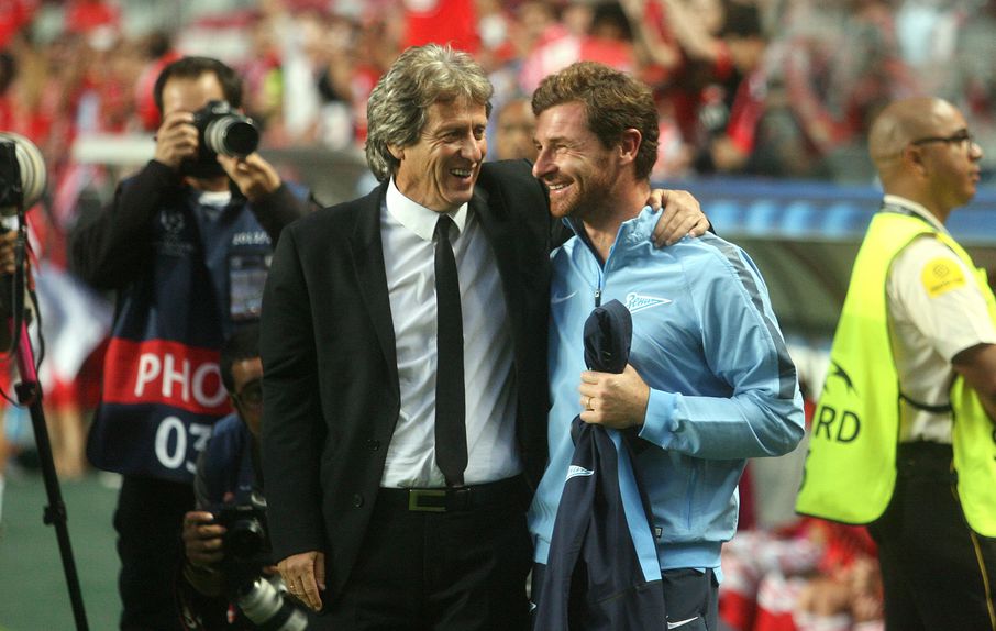 Jorge Jesus, no Benfica, e André Villas-Boas, à data no Zenit