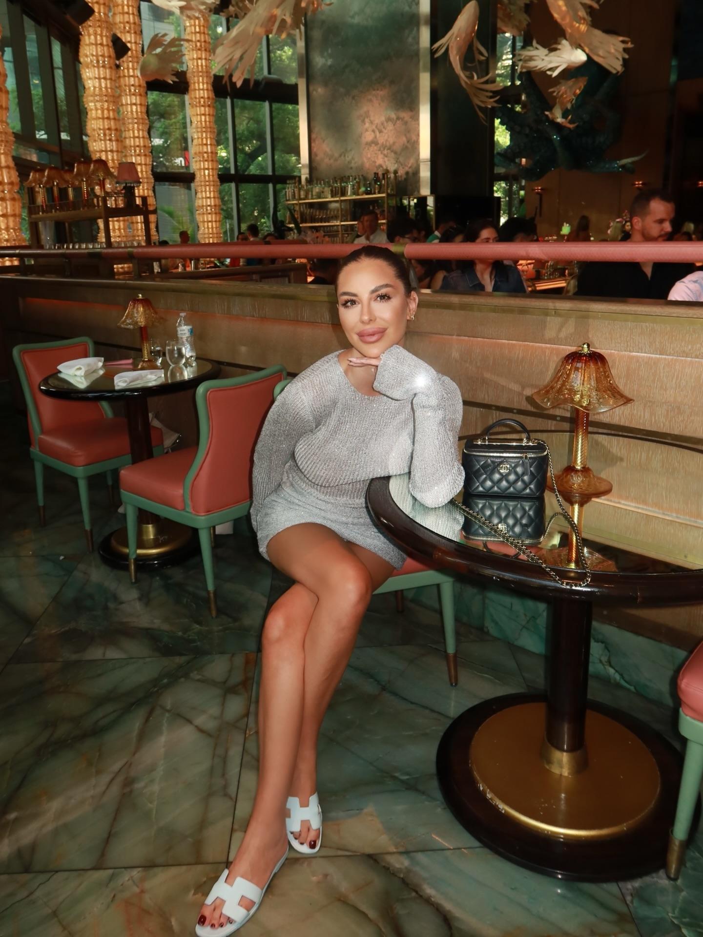 Zorana Jovanovic, mulher do guarda-redes de Curaçau, Eloy Room - foto Instagram