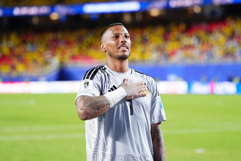 Eloy Room: o guarda-redes de Curaçau fez 15 defesas para segurar o nulo frente ao Equador, estabelecendo um novo recorde de intervenções num jogo de 90 minutos na história da competição (Foto: IMAGO)
