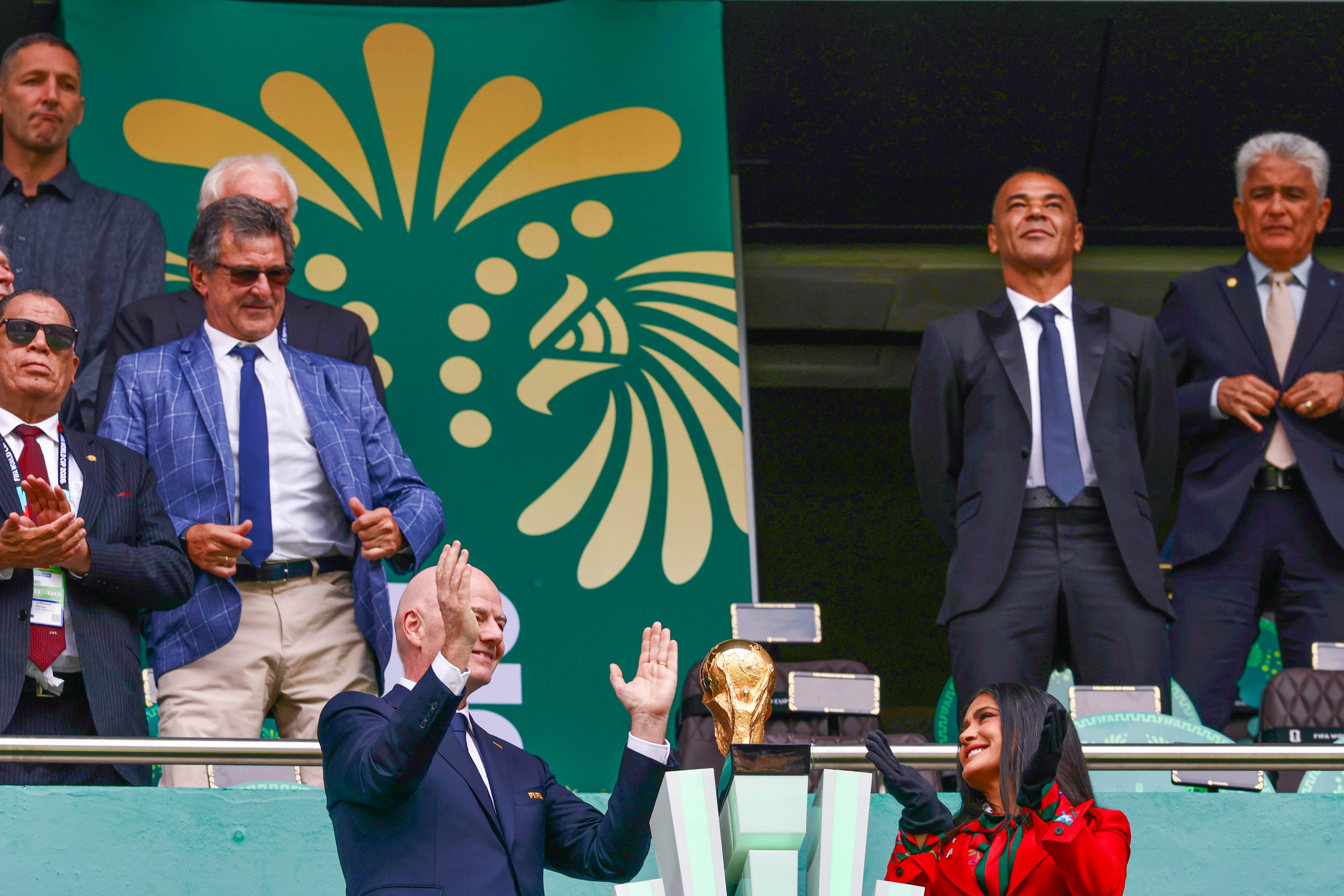 Gianni Infantino no México-África dl Sul, jogo de abertura do Mundial 2026, no México