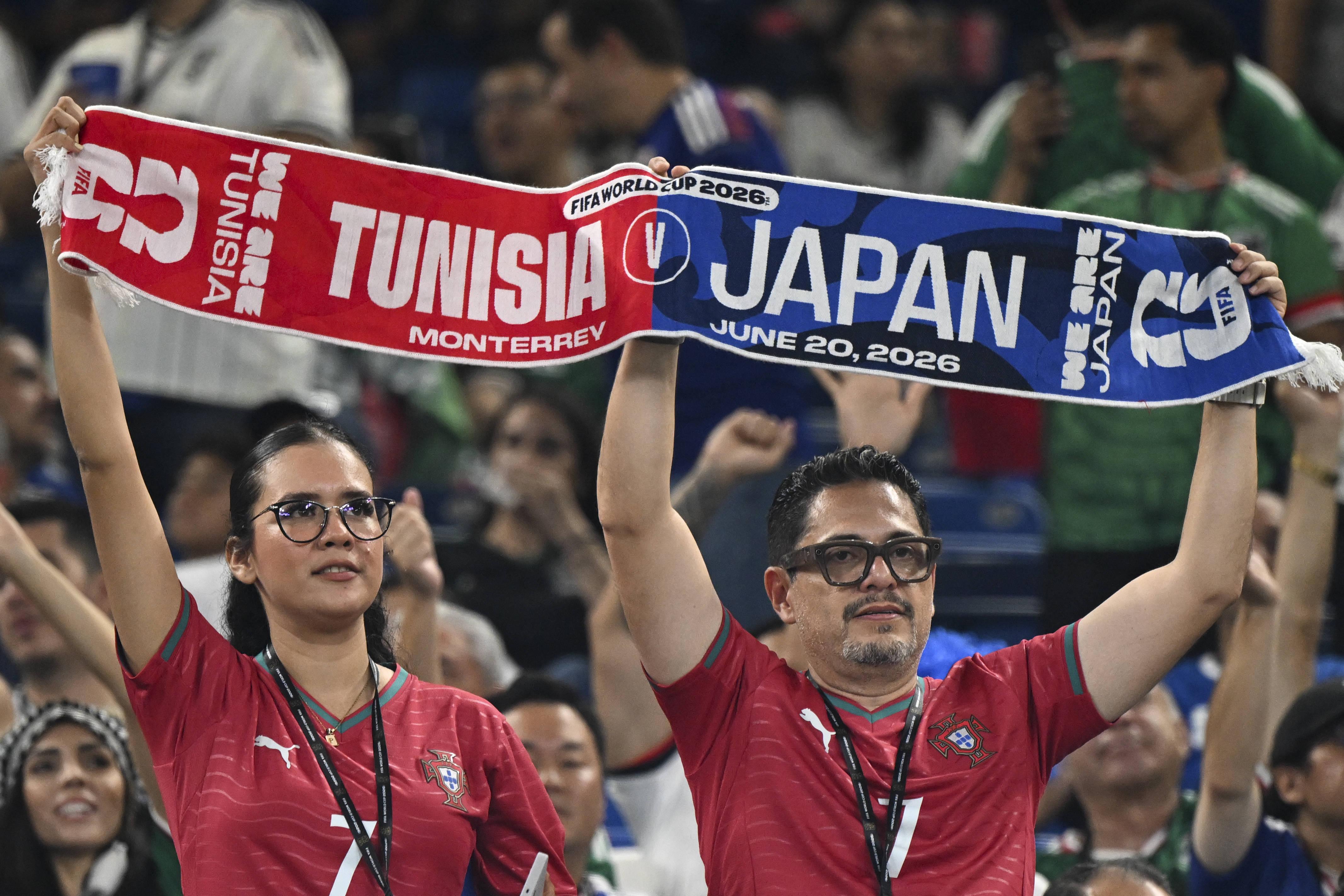 As melhores imagens do Tunísia-Japão -foto Imago