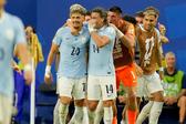 Maxi Araújo marcou no jogo de estreia do Mundial pelo Uruguai - Foto: IMAGO