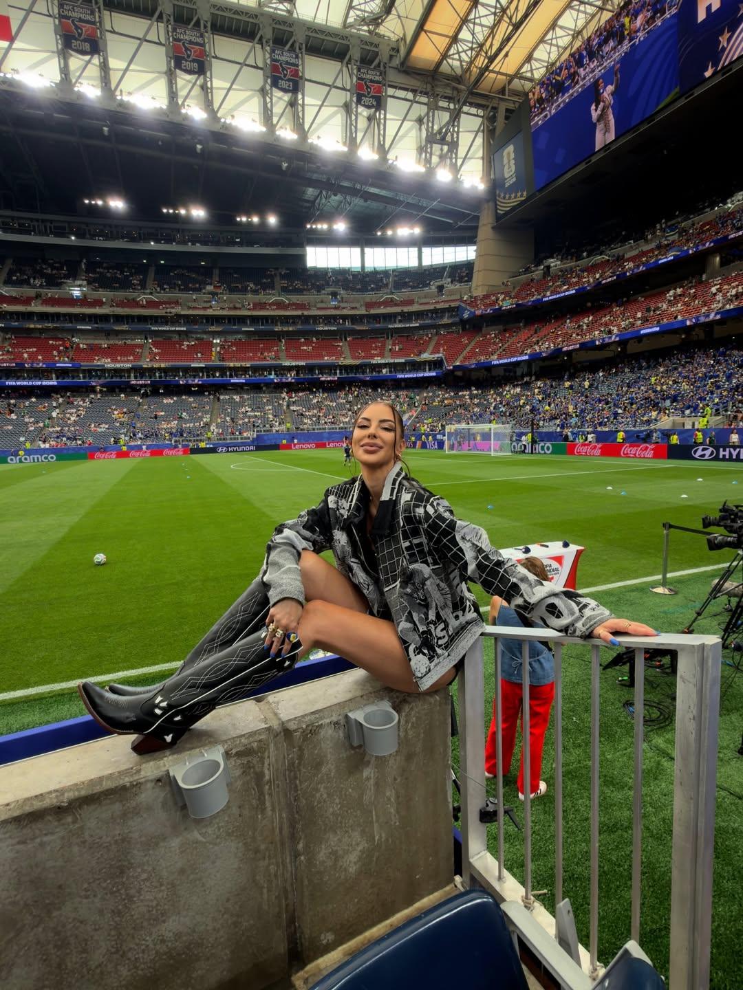 Zorana Jovanovic, mulher do guarda-redes de Curaçau, Eloy Room - foto Instagram