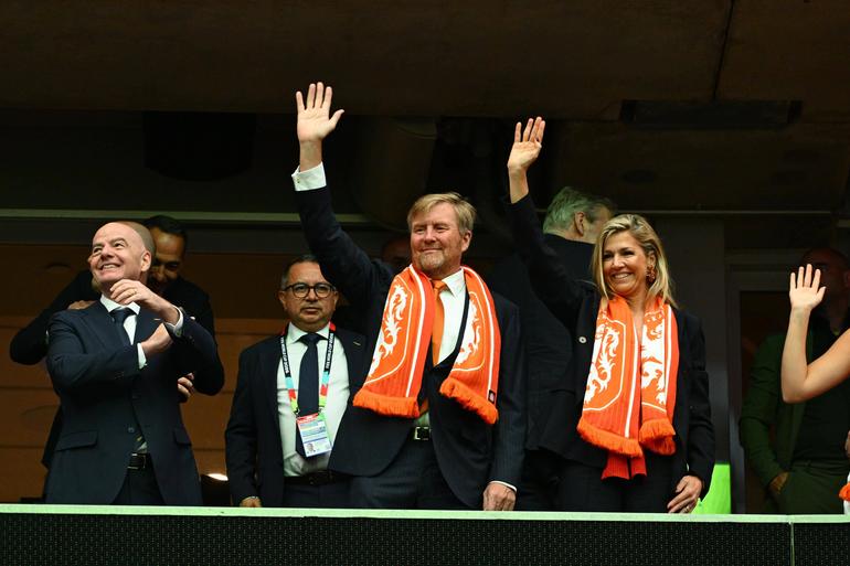 Gianni Infantino no Países Baixos-Suécia, em Houston