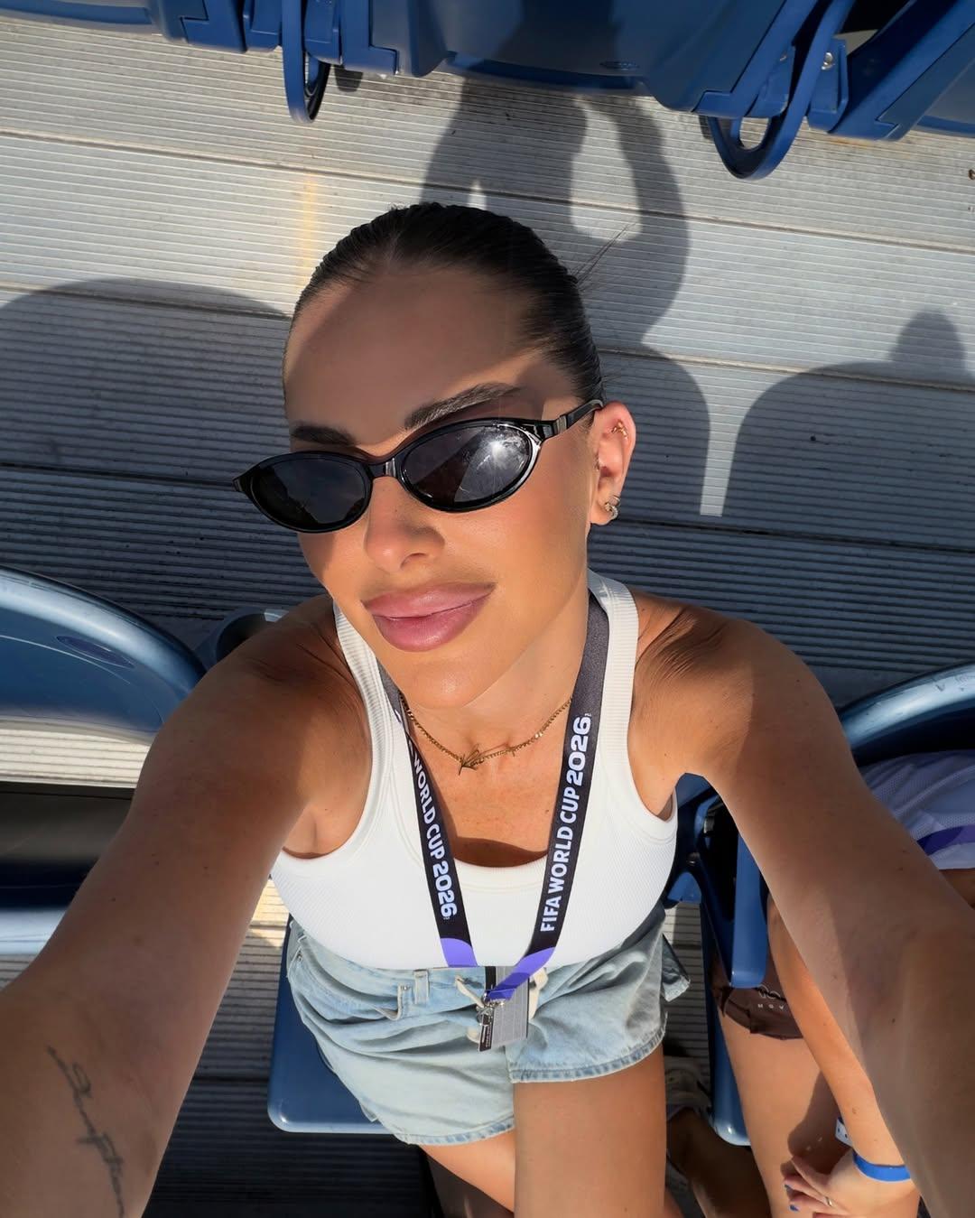 Zorana Jovanovic, mulher do guarda-redes de Curaçau, Eloy Room - foto Instagram