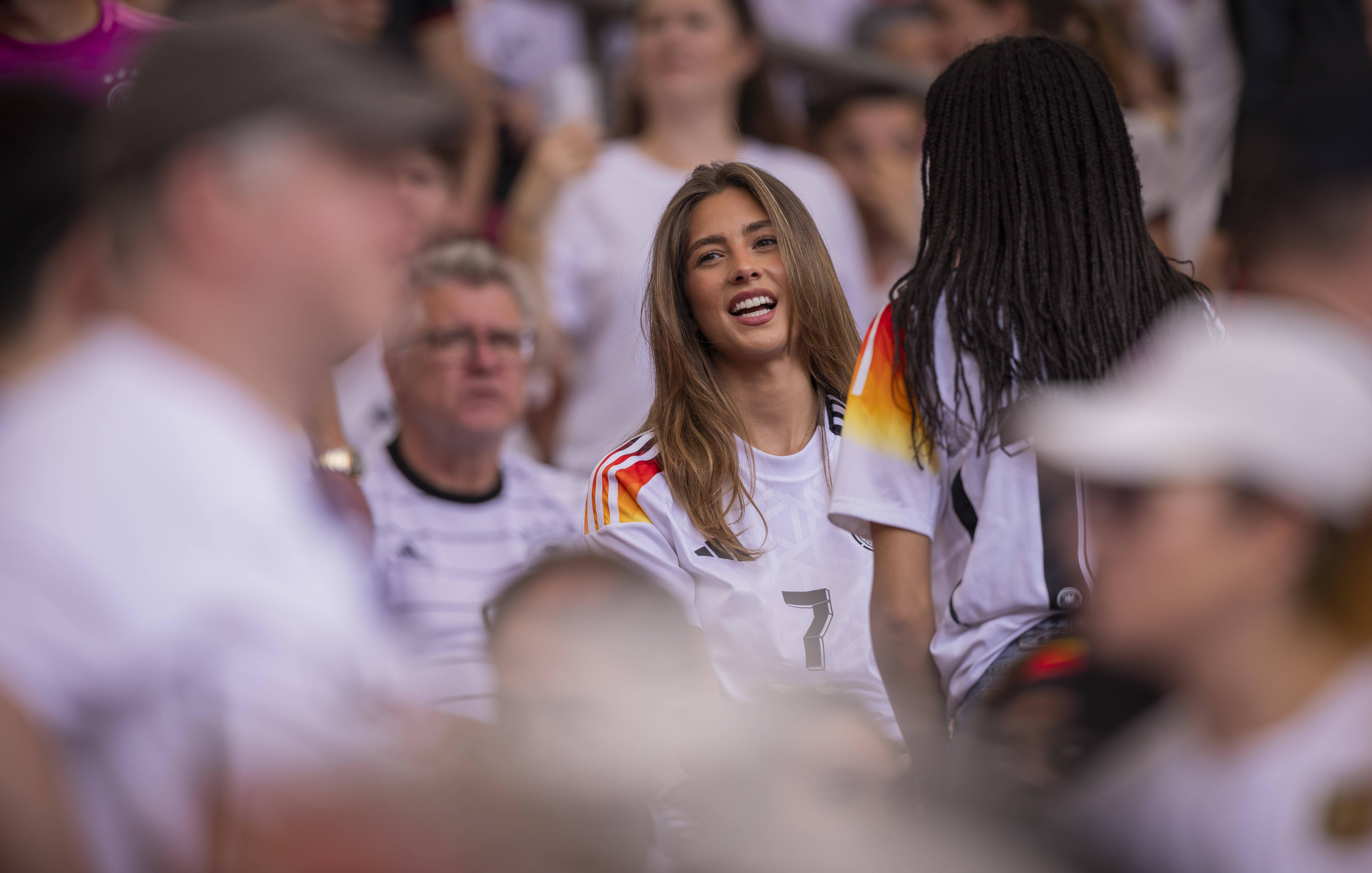Sophia Havertz, mulher de Kai Havertz no Euro 2024 - Imago