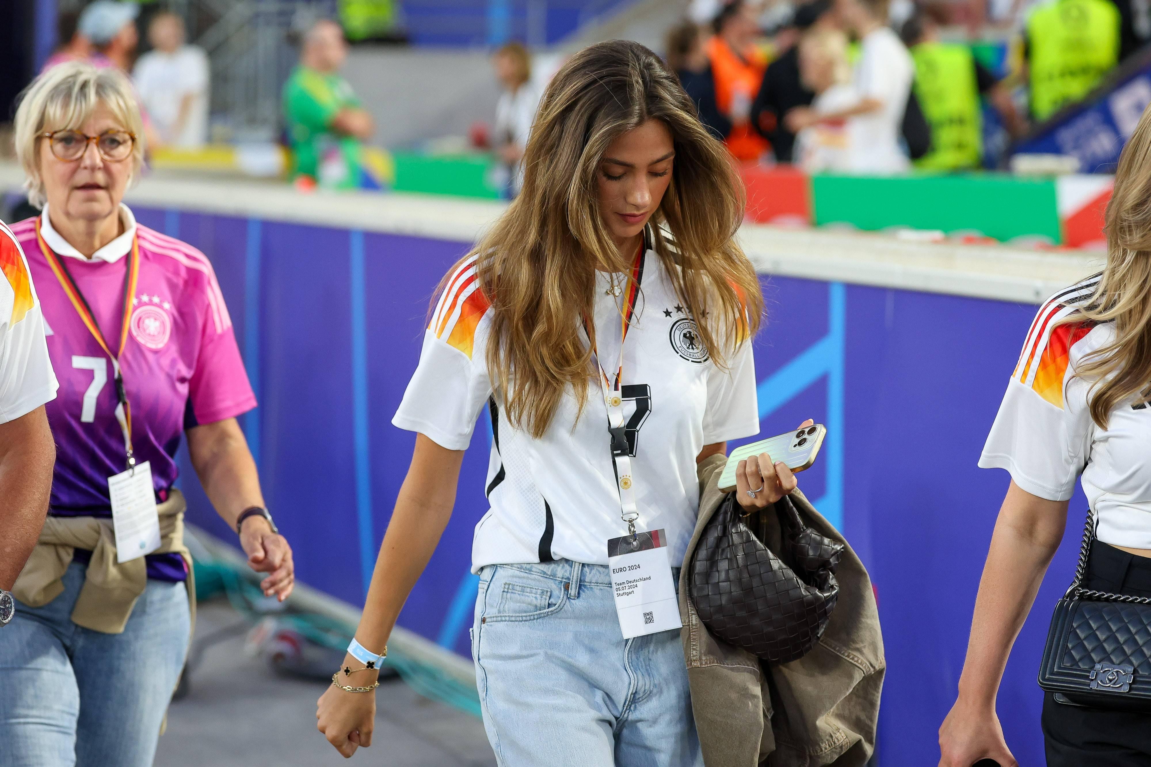 Sophia Havertz, mulher de Kai Havertz no Euro 2024 - Imago