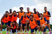 A boa disposição tem marcado a fase inicial dos treinos de Portugal em Palm Beach - Foto: FPF