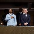 Gianni Infantino no Portugal-RD Congo, em Houston