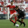 Ruben Amorim jogou a lateral-direito no Benfica-Milan a 8 de agosto de 2009 - Foto: ASF/ANTONIO AZEVEDO