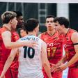 Portugal venceu o Azerbaijão mas está fora da próxima fase da Liga Europeia. Foto Diogo Oliveira/FPV