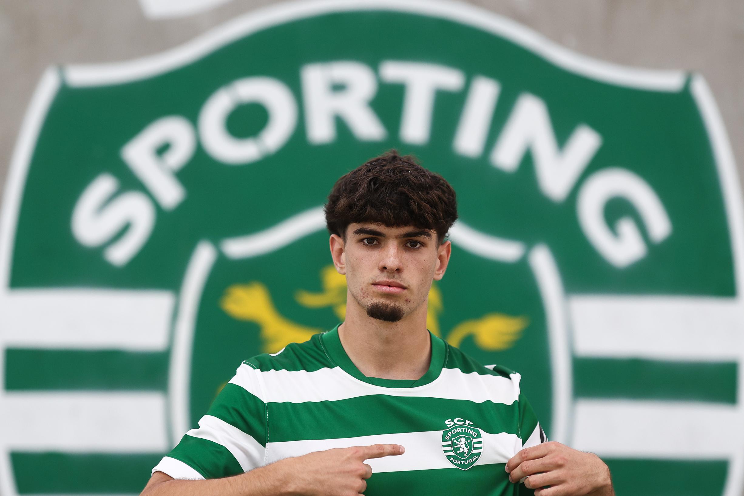 Martim Ribeiro, de 16 anos, é irmão de Rodrigo Ribeiro - Foto: Sporting CP