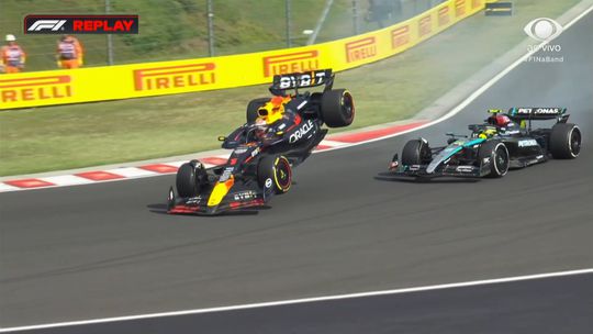 VÍDEO: o brutal acidente entre Hamilton e Verstappen que levantou o Red Bull no ar