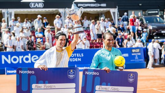 Rafael Nadal dá os parabéns a Nuno Borges: «Tudo de bom para a carreira dele»