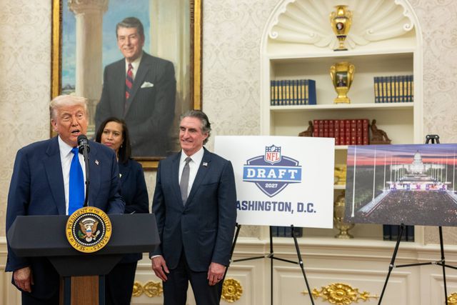 Donald Trump na Sala Oval da Casa Branca