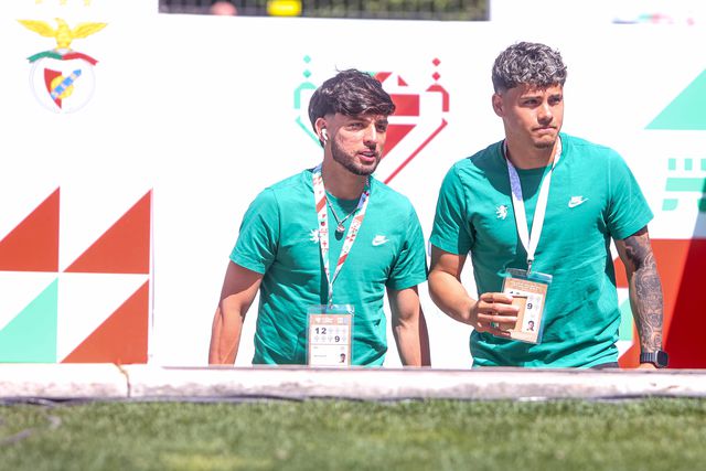 Biel ao lado de Maxi Araújo na final da Taça de Portugal