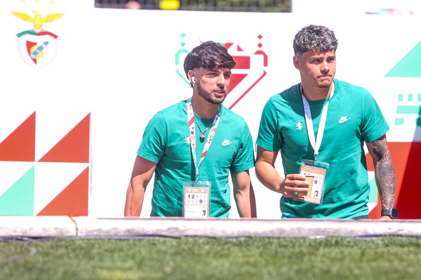 Biel ao lado de Maxi Araújo na final da Taça de Portugal