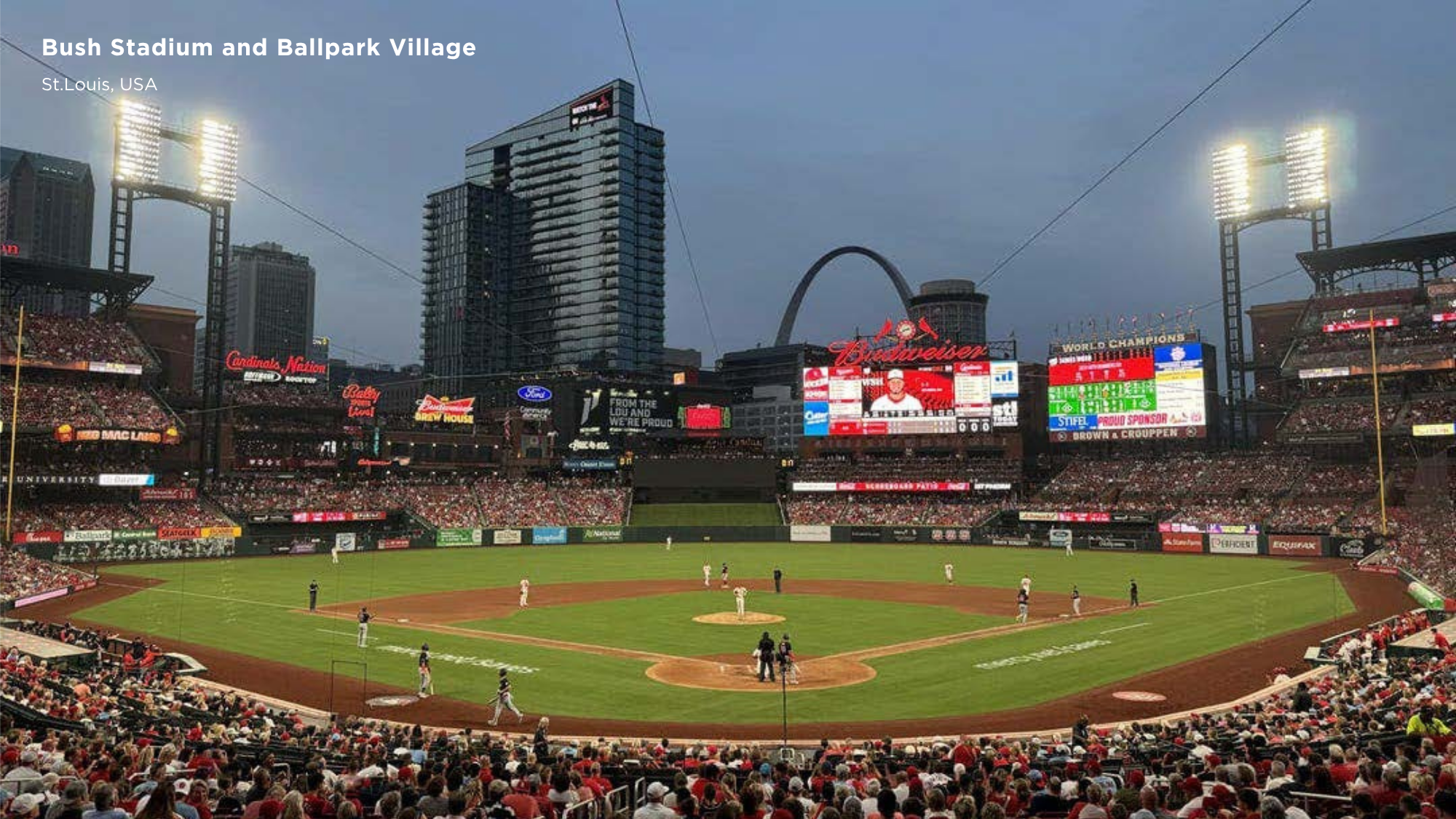 Bush Stadium and Ballpark Village, St. Louis, Estados Unidos