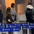 Richard Ríos e Rui Pedro Braz a caminho de Lisboa (X/André Hernan)
