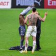 Zlatan Ibrahimovic a jogar pelo Milan em 2023, com 41 anos