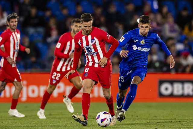 Saúl a jogar pelo Atlético Madrid em 2023/24