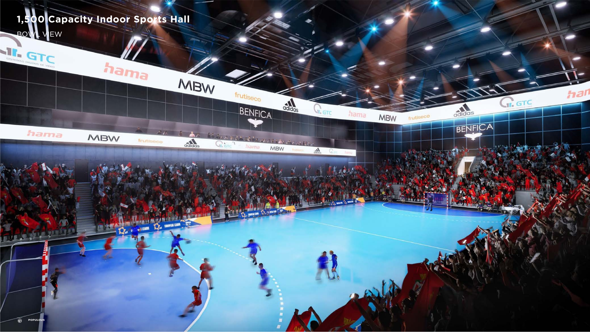 Novo pavilhão número 2 com capacidade para 1.500 lugares
