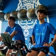Inbeom Hwang realiza exercícios no centro de treinos - Foto: FC Porto