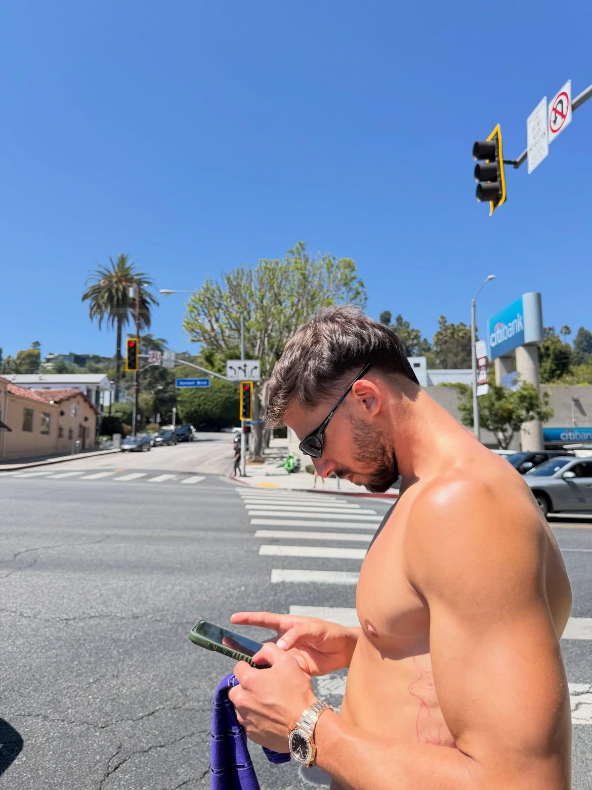 Rúben Dias nos Estados Unidos (Foto: Rúben Dias/Instagram)