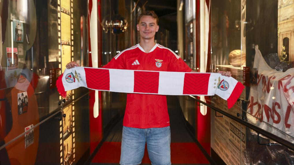 Sindre Heldal, reforço norueguês da equipa de andebol do Benfica - Foto: Benfica