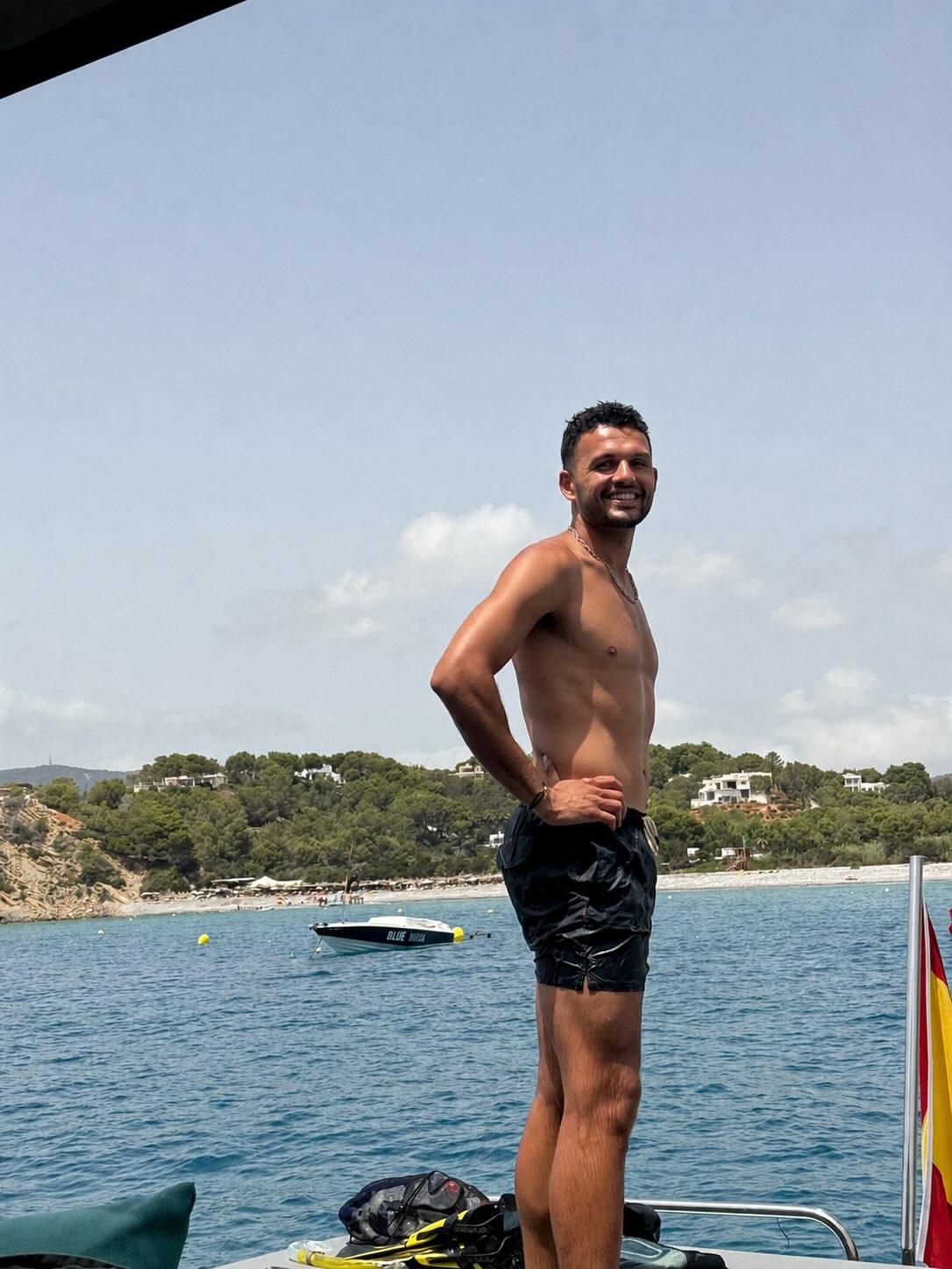 Gonçalo Ramos nas Ilhas Baleares, em Espanha (Foto: Gonçalo Ramos)