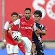 João Moutinho dá o mote para que o SC Braga possa entrar da melhor forma na nova época — Foto: Hugo Delgado/LUSA